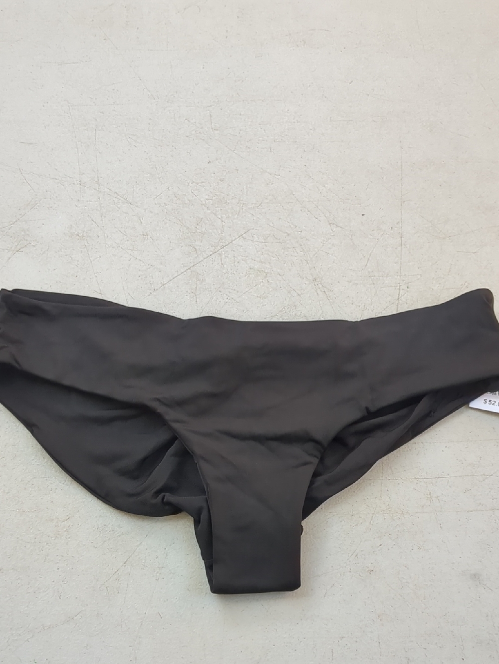 Nicolita Solid Black Bikini Bottom